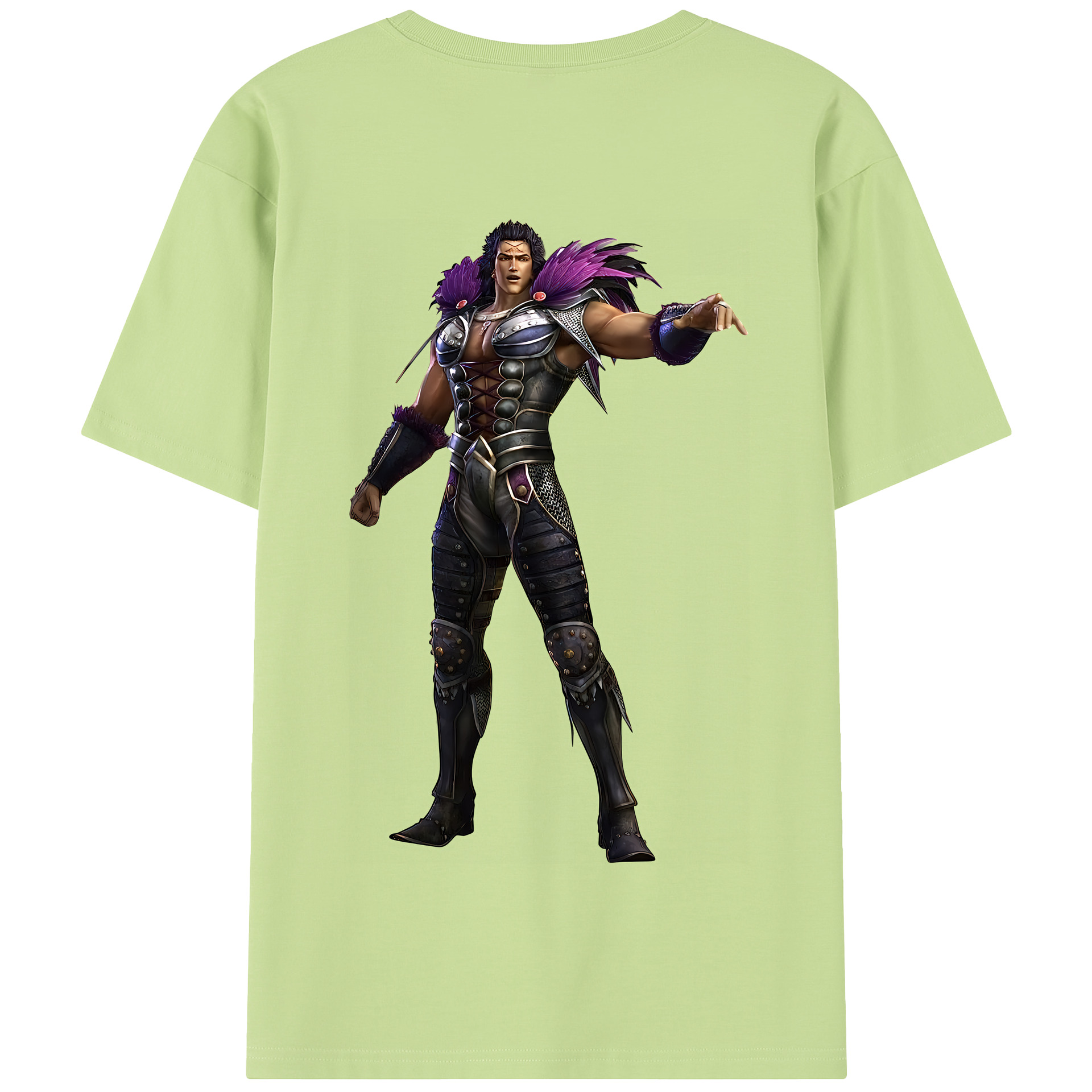 （画像用） 北斗の拳 Fist of the North Star 綿100％半袖Tシャツ（背面プリント）